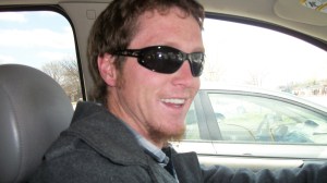 My life saver and driver Jason! He did this all for fun. What wrong with him?