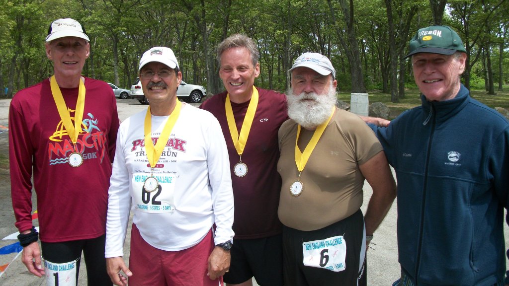 Me and marathon friends, Jim Simpson marathon 1000 +, others all ran marathons 500+ Me.... 22+