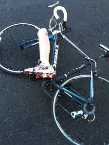 One legged man problems.