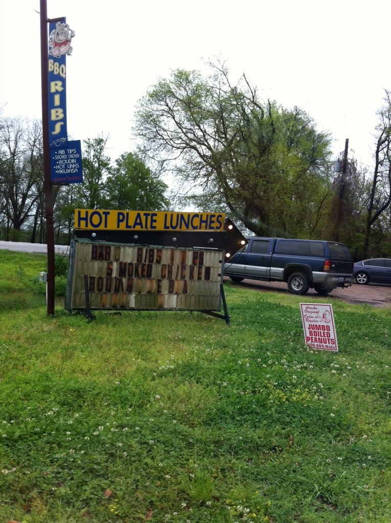 Yes we are at this place. We like to call it adventure eating. I only got a little sick.